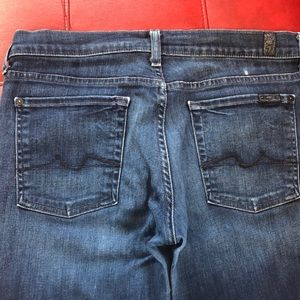 Seven For All Mankind denim skinny jeans size 32.